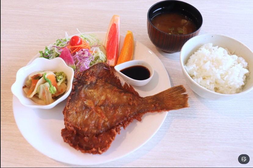 20260119東谷山＿カレイの唐揚げ