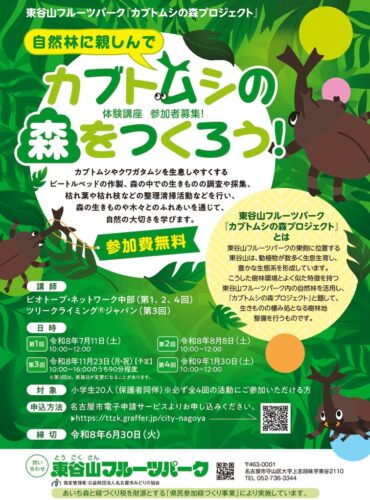 20260711東谷山＿カブトムシの森プロジェクト表のサムネイル